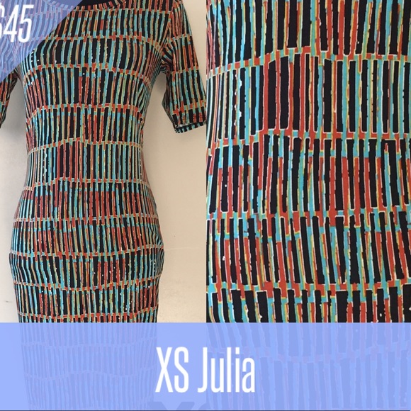 LuLaRoe Julia Dress *$10/each* - Picture 4 of 4